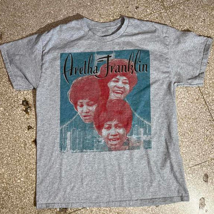 Aretha Franklin preowned Large Band T-shirt