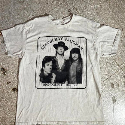 SRV preowned Large Band T-shirt