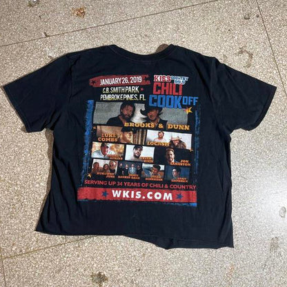 99.5 chili cook off preowned Medium Band T-shirt