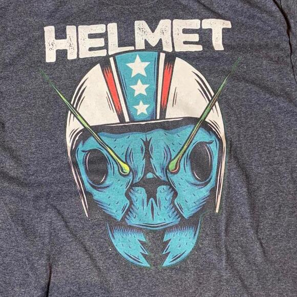 Helmet PreOwned Large Band Tshirt