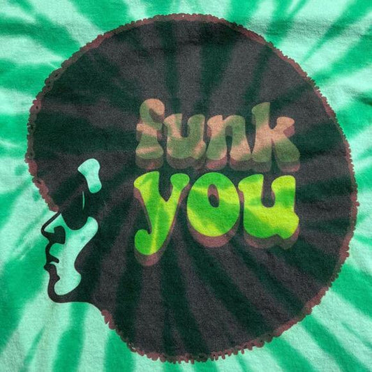 Funk You Tie Dye Preowned Large T-shirt