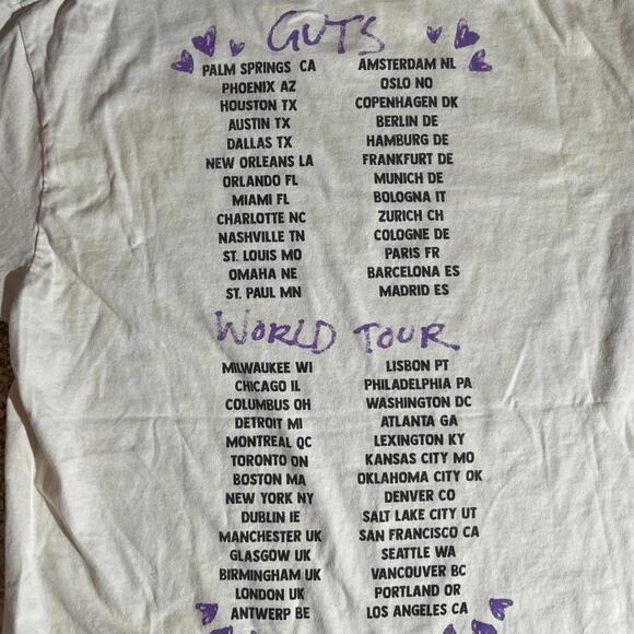 Guts preowned Medium Band T-shirt