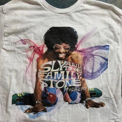 Sly & The Family Stone Medium Graphic Preowned T-shirt