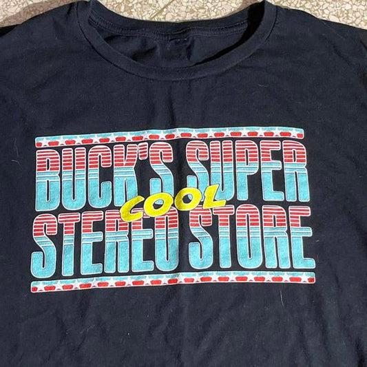 Bucks Super Cool Stereo Store preowned Large T-shirt
