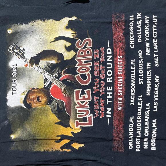 Luke Combs preowned Medium Band T-shirt