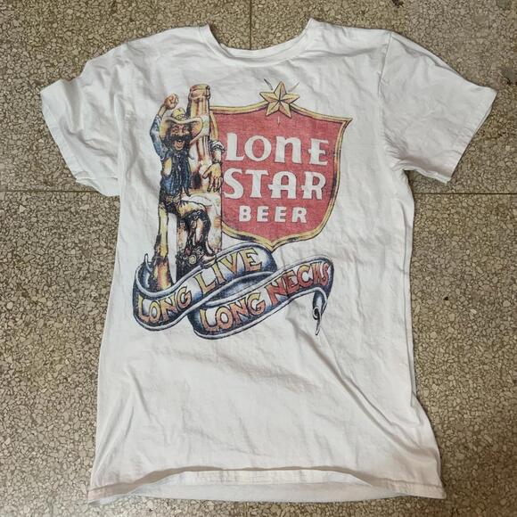Lone Star Beer PreOwned Small Graphic Tshirt