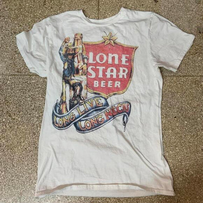 Lone Star Beer PreOwned Small Graphic Tshirt