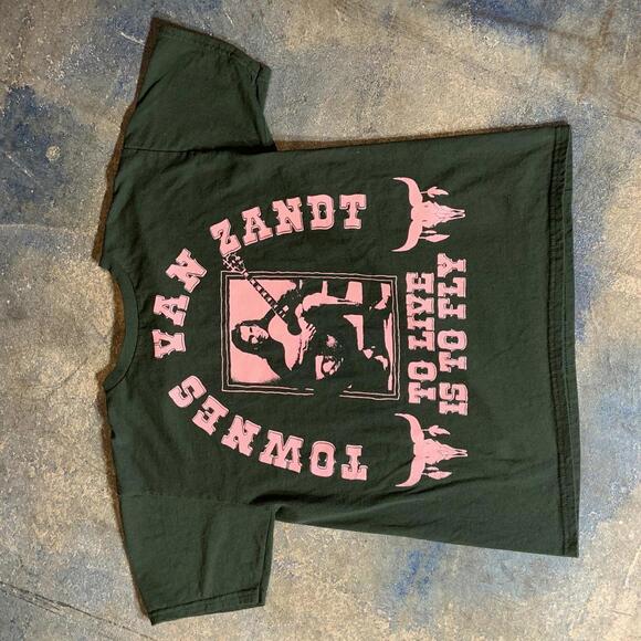 Townes Van zandt  Preowned Large T-shirt