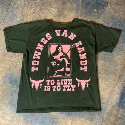 Townes Van zandt  Preowned Large T-shirt