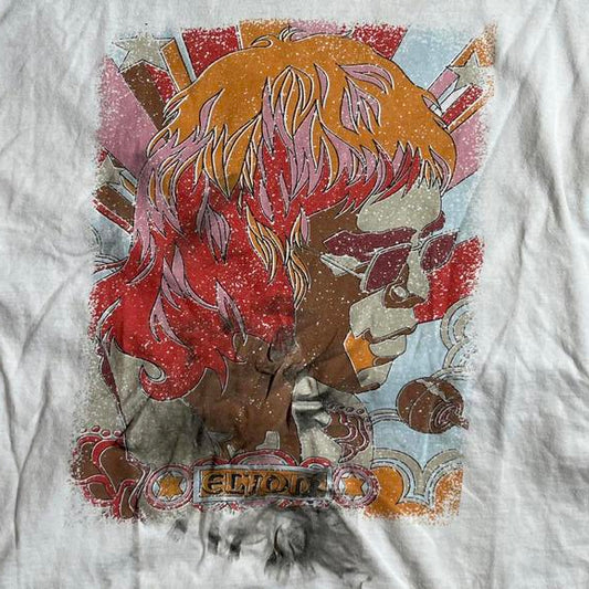 Elton John Preowned Large T-shirt