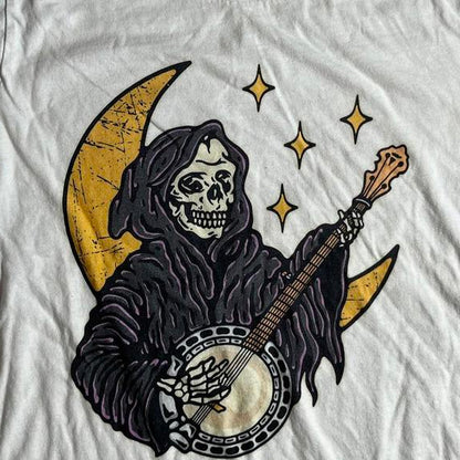 Grim Reaper Banjo preowned Medium T-shirt