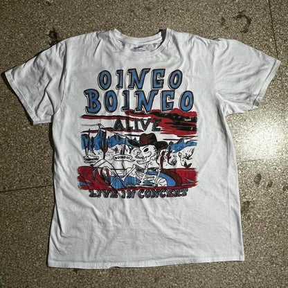 Oingo Boingo Preowned Large Band T-shirt