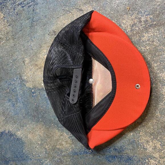 Vintage North Cobb hat with snap on top of bill