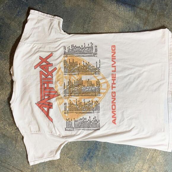 Anthrax Medium Graphic Preowned T-shirt