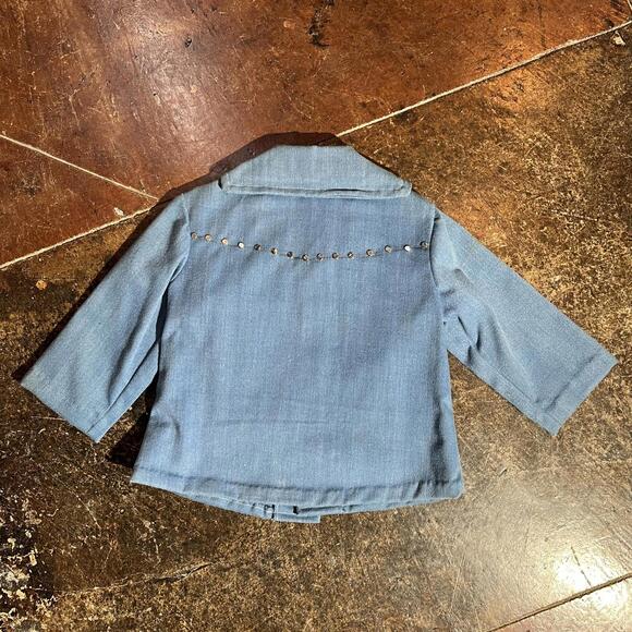 Kids 60s/70s vintage denim 2 piece set