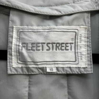 FleetStreet Long Silver Coat size 10