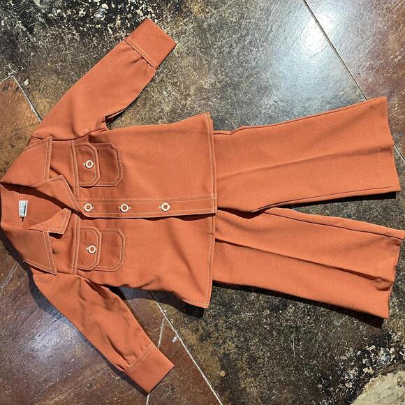 Kids 3T vintage orange suit