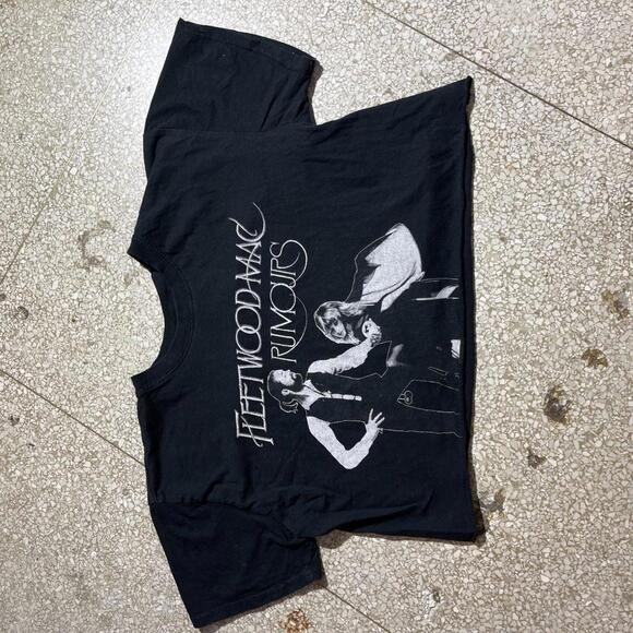 Fleetwood Mac crop top Small PreOwned Graphic T-Shirt