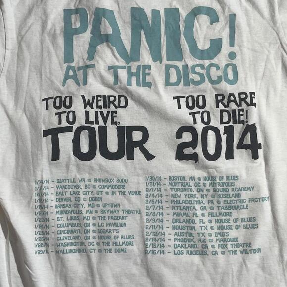 Panic at the Disco preowned Medium Band T-shirt