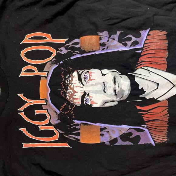 Iggy Pop Preowned Large T-shirt