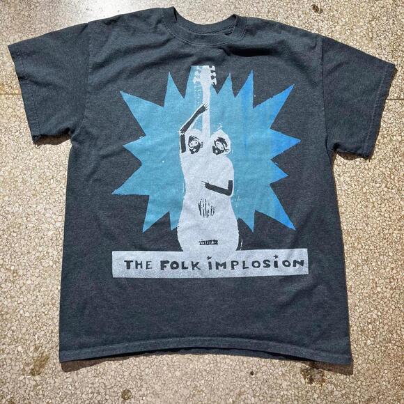 The Folk Implosion Preowned Medium Band T-shirt