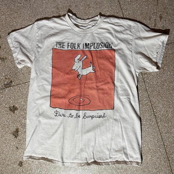 Folk Implosion Preowned Large Band T-shirt