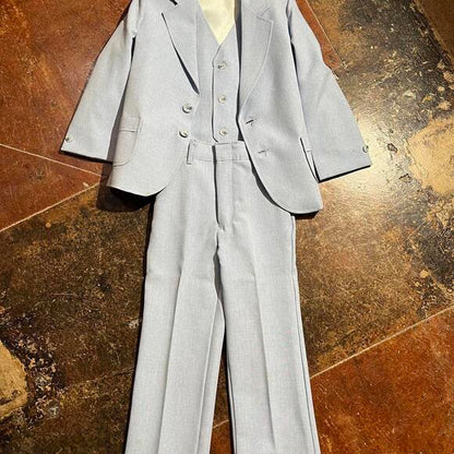 Kids blue vintage boys suit