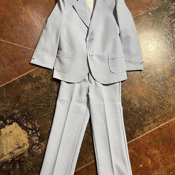 Kids blue vintage boys suit