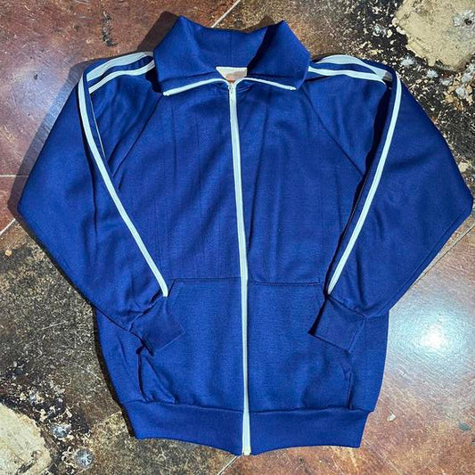 1970s medium dark blue tracksuit
