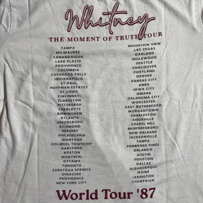 whitney Houston PreOwned XL band tshirt