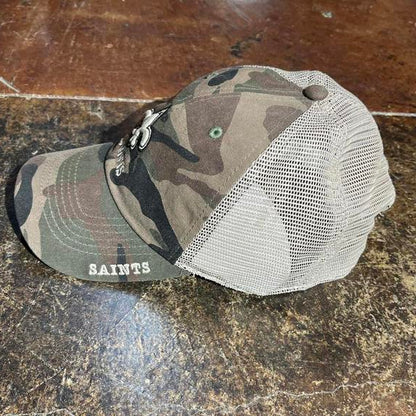 Vintage camo saints hat