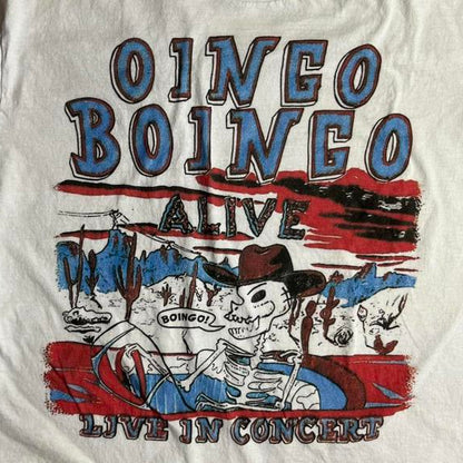 Oingo Boingo Preowned Large Band T-shirt
