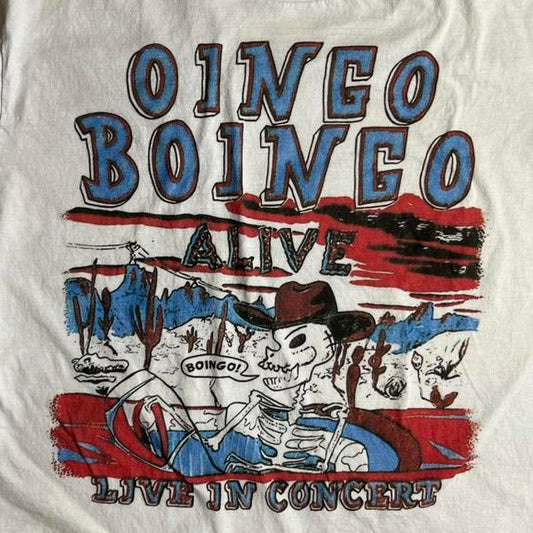 Oingo Boingo Preowned Large Band T-shirt