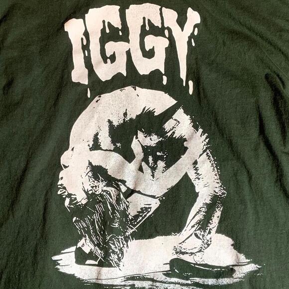 Iggy Pop preowned Large Band T-shirt