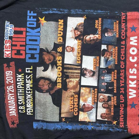 99.5 chili cook off preowned Medium Band T-shirt
