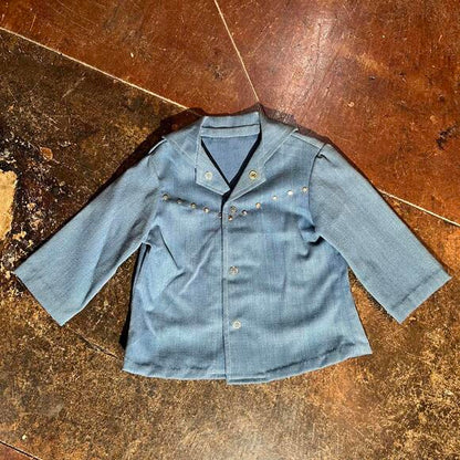 Kids 60s/70s vintage denim 2 piece set