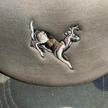 Vintage camo Winchester deer hat