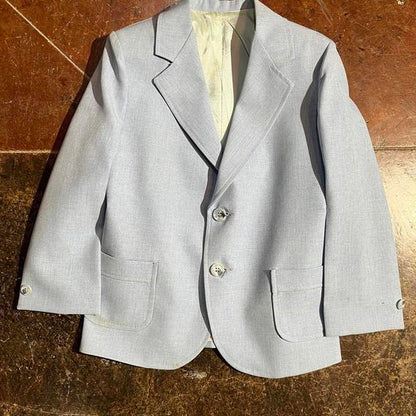 Kids blue vintage boys suit