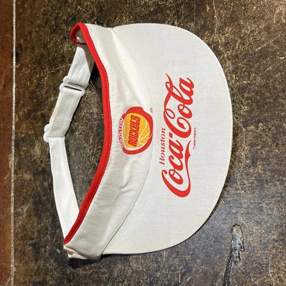 Vintage Houston rockets Coca-Cola adjustable visor