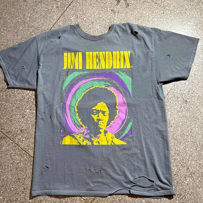 Jimi Hendrix distressed PreOwned XL band tshirt