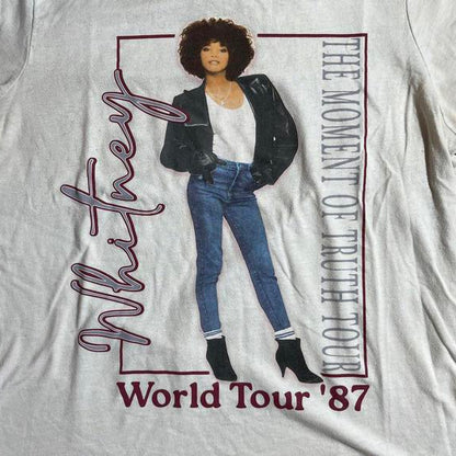 whitney Houston PreOwned XL band tshirt