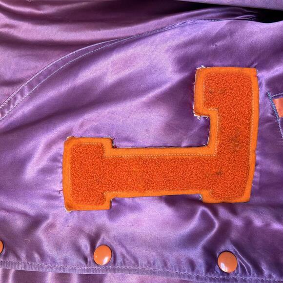 Vintage 1950s Landry HS Football Champs snap up jacket