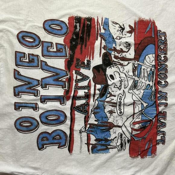 Oingo Boingo Preowned Large Band T-shirt