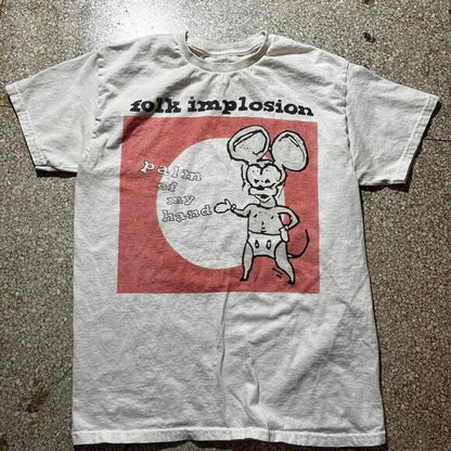 Folk Implosion Preowned Large Band T-shirt