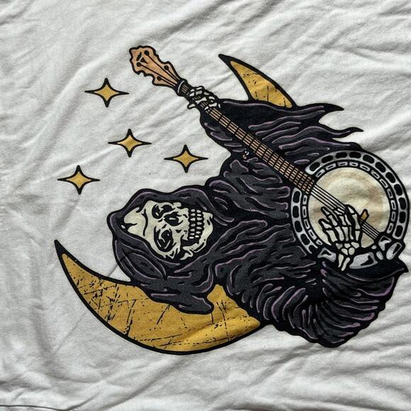 Grim Reaper Banjo preowned Medium T-shirt