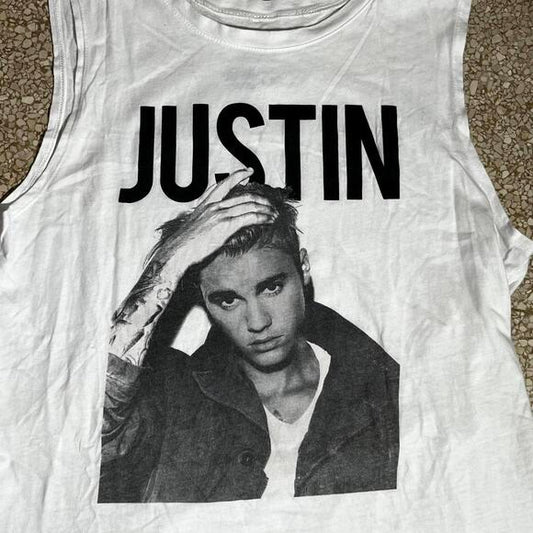 Justin Bieber Preowned Large Band T-shirt