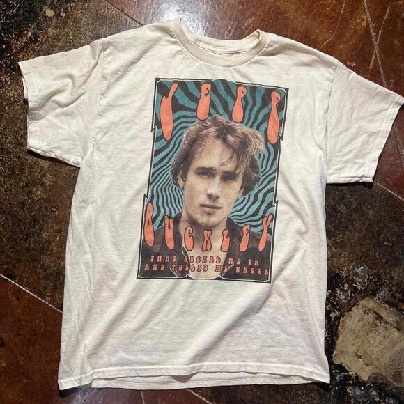 Jeff Buckley Preowned Large Band T-shirt
