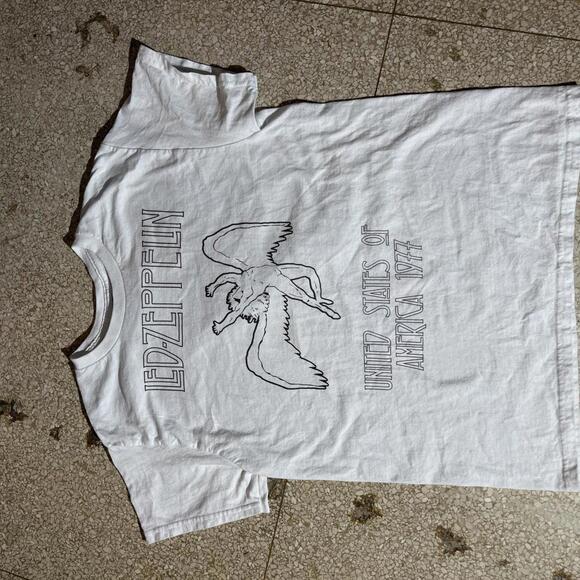 Led Zeppelin Preowned Medium Band T-shirt