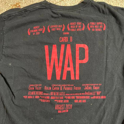 Cardi B WAP Preowned Large T-shirt