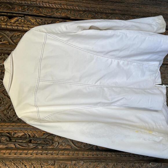 Vintage white Alfred Dunner jacket preowned Large